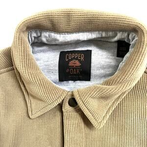Copper & Oak Supply Co Corduroy Sherpa Lined Jacket Men’s M Tan